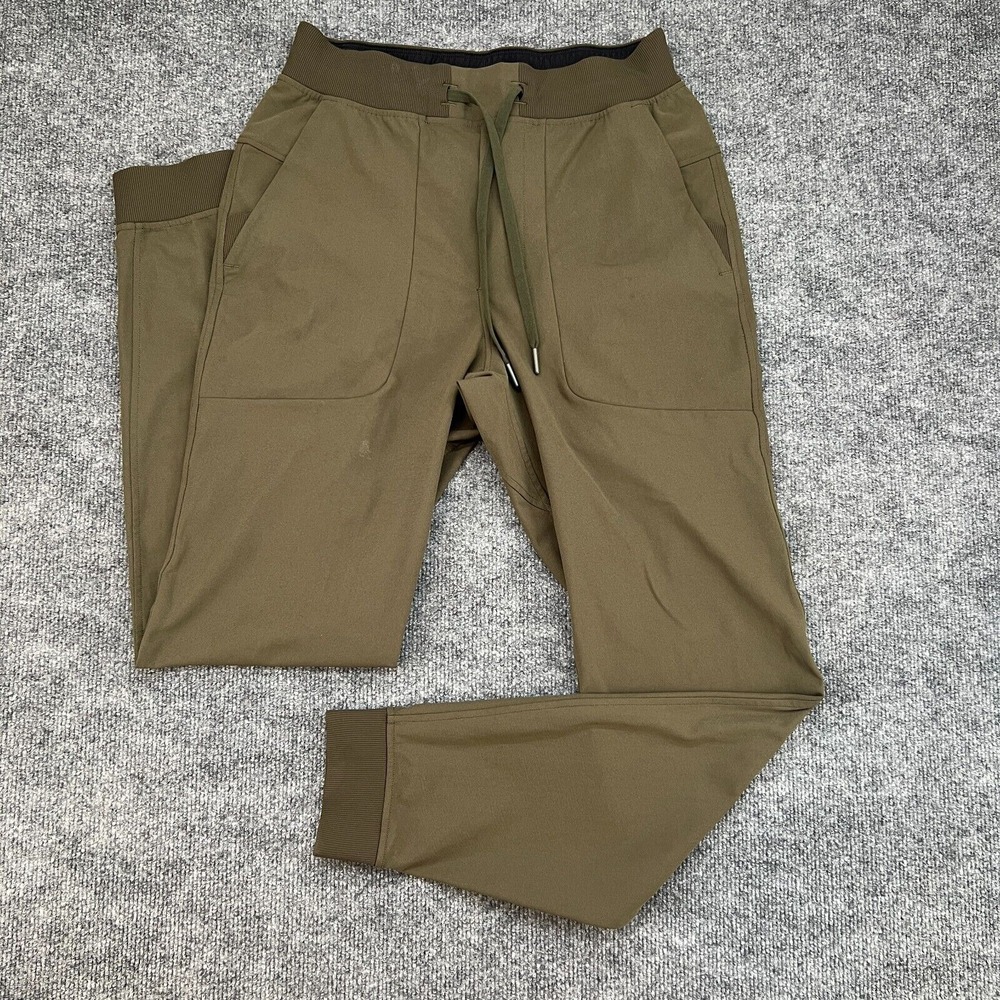Lululemon ABC Jogger Men's Small 30" Green Pants M5A85S Drawstring Pockets